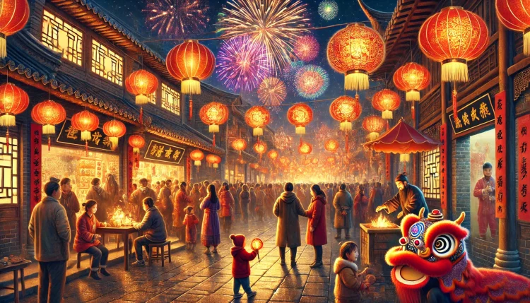 Праздник Фонарей в Китае